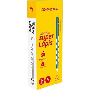 Imagem de Lapiseira, Compactor, 2,0 mm, Superlápis III, Vermelho, Caixa com 12 Unidades