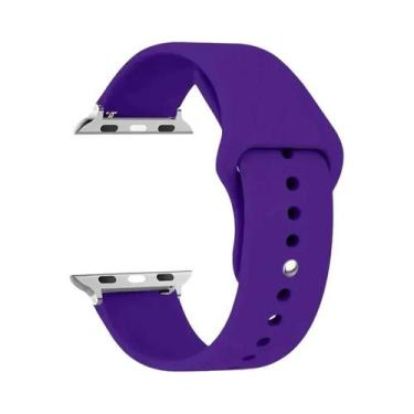 Imagem de Pulseira De Silicone Para Apple Watch 44mm 45mm 40mm 41mm 42-38mm, Bra
