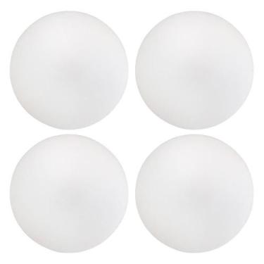 Imagem de Kit 04 Assentos Redondo Branco 35 Cm - LYAM DECOR