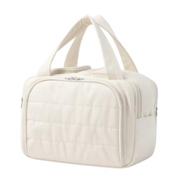 Imagem de Necessaire Bolsa de Maquiagem Feminina Grande, bolso Impermeável com Múltiplos Compartimentos, Ideal para Viagens