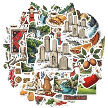 Imagem de 50 peças, natureza, alimentos, cultura, viagem, cenário, adesivos, brinquedo, PVC, cênico, papelaria, adesivos, para notebook, bagagem, celular, copo, laptop, motocicleta, bagagem, telefone