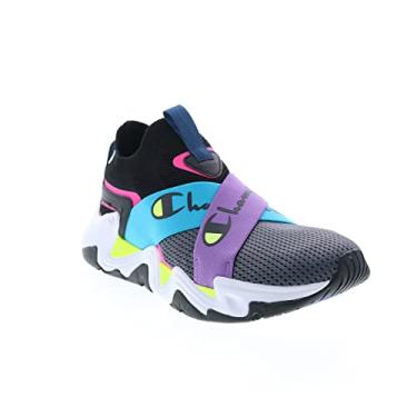 Imagem de Champion Hyper Cross Lo masculino, Preto/Cinza/Neon Multi, 43 BR