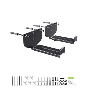 Imagem de Etour Suporte de parede Soundbar para Bose, Samsung Vizio LG Sony JBL e mais suportes de barra de som sob a TV Prateleira Soundbar comporta até 17 kg profundidade ajustável 8,4 cm-16,5 cm