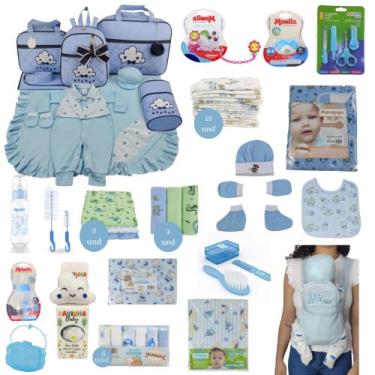 Imagem de Kit Bolsa de Maternidade 5 Peças + Saída maternidade + Enxoval Master 