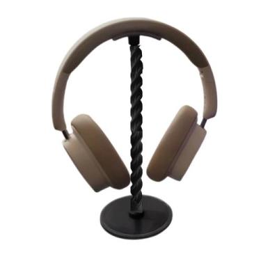 Imagem de Suporte Fone Ouvido MINIMALISTA ESPIRAL Mesa Headset Gamer com e sem f