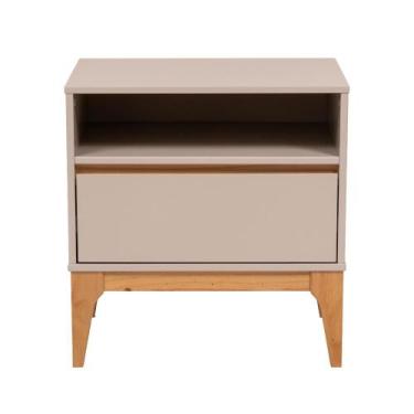 Imagem de Mesa de Cabeceira 1 Gaveta 1 Nicho Bento Yescasa