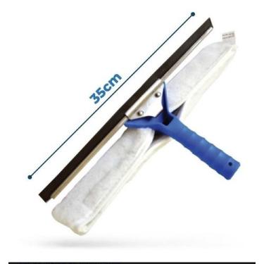 Imagem de Rodo combinado Bralimpia Limpa Vidro 35cm SEM CABO  limpesza