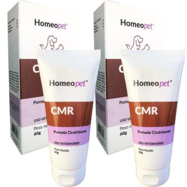 Imagem de 2 Pomada Cicatrizante Cmr Pet Caes Gatos Homeo Pet 60g - HOMEOPET