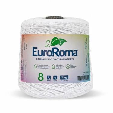Imagem de Barbante Colorido EuroRoma 8 Fios 1kg 762m - Fio Sustentável para Croc