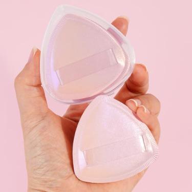 Imagem de 2 peças de almofada de algodão doce, fofo e não irritante, adequado para base (rosa)