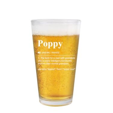 Imagem de Jogskeor Presentes de papoula, copo de cerveja com definição de vovô, 473 ml, presentes de aniversário e dia dos pais para vovô papoula