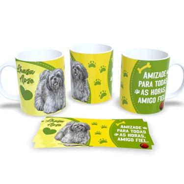 Imagem de Meu Melhor Amigo Caneca de Porcelana Pet Dog Cachorro (Lhasa Apso)