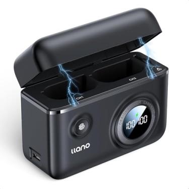 Imagem de llano DMW-BLK22 Carregador rápido de bateria dupla para Panasonic Lumix S5, S5II, GH6, S5IIX, GH5 II, S5M2, S5M2X, GH5M2, DC-S9, DC-G9, IIDC-S5, DC-S5 II, DC-S5 IIX