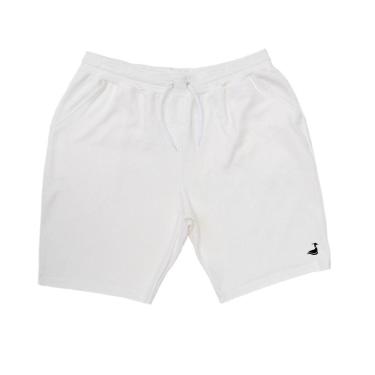 Imagem de Bermuda Moletinho Algodao Masculina Elastico Cintura Cordao Ajustavel Com Bolso Lateral e Traseiro