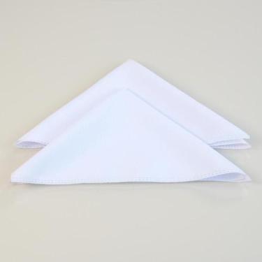 Imagem de Kit 2 Pçs Guardanapo 2 Lugares Basic 35x35cm Liso Tecido Oxford - Lace