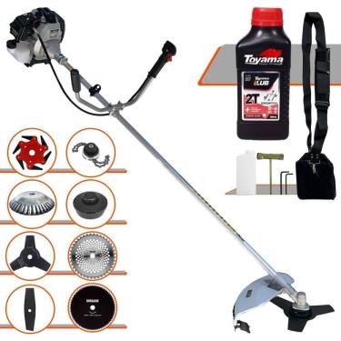Imagem de Roçadeira Tbc43h 43cc Com 8 Opções De Cortes + Óleo Toyama