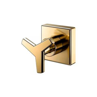 Imagem de Acabamento Para Registro Docol City 877543 Para Base Deca 1-2", 3-4" E 1" Ouro Polido