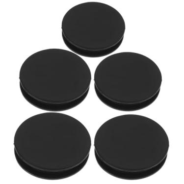 Imagem de NUOBESTY Piggy Bank Stopper, 5pcs Black Piggy Bank Silicone Plugs Replacement Saving Box Plug Hole Cover Silicone Seal for Coin Jar Accessories 28mm, 30mm, 32mm, 34mm, 36mm