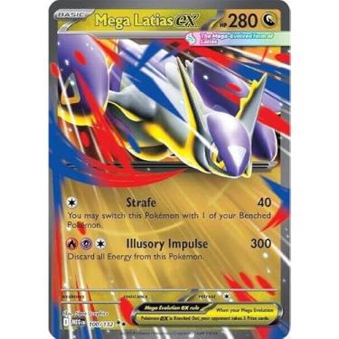 Imagem de Pokemon - Mega Latias ex - 100/132 - ME01: Mega Evolution (MEG) - Double Rare - Single Card