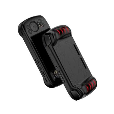 Imagem de WUNIAK Silicone case for ANBERNIC RG 406H Handheld Game Console, Silicone CASE Covers Thin Design, Shockproof Non-slip Grip Anti-Collision with Lanyard for RG406H，Black