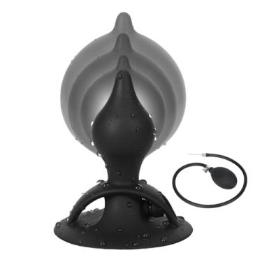 Imagem de Tsaobe Massageador de Próstata Inflável com Plugue Anal/Anal, Conjunto de Treinamento Anal, Conjunto de Plugue Anal One For All, Dilatador de Ânus E Vagina Lgbt para Jogos Eróticos