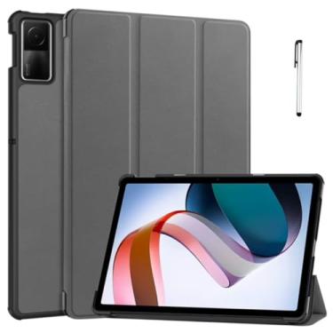 Imagem de Capa Magnética Anti Impacto Compatível Xiaomi Redmi Pad Se 11 Polegadas 2023 Case Flip Para Tablet Capa Para Xiaomi Pad Se 11 (cinza)