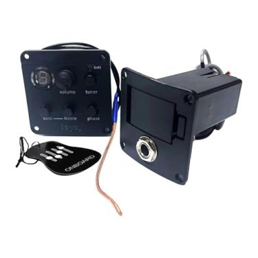 Imagem de menolana de pré-amplificador para captadores de guitarra, pré-cabeado, com pré-amplificadores integrados Turner, substitui equalizador para iniciantes, Sem