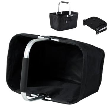 Imagem de Cesta de Compras para Mercearia,Porta-compras Dobrável de Armazenamento 26L para Mercearia - Cesto De Transporte Para Compras - Para Campismo Externo Piquenique Viagem Casa Quinta Cozinha Lojas