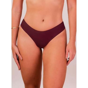 Imagem de Calcinha Tanga Nayane CA 01 0021 Pala Dupla Lisa T. P/GG, GG, 14, Amei