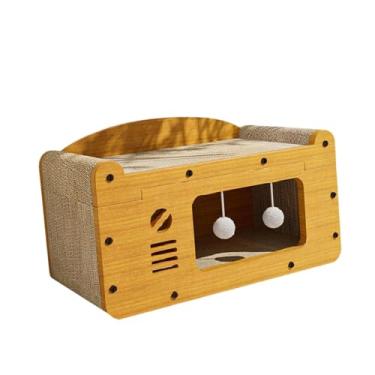 Imagem de WeiLaiKeQi Arranhador para gatos, casa para animais de estimação, garra de trituração, aconchegante, cama de descanso, brinquedo para gatinhos