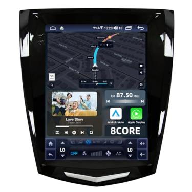 Imagem de [8Core 4G + 64G] Rádio de carro para Cadillac ATS XTS SRX CTS 2013-2018: tela sensível ao toque de 9,7 polegadas estéreo substituição sem fio Carplay Android Auto GPS 5G WiFi BT5.0 tela dividida FM/AM