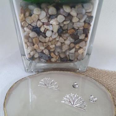 Imagem de Brinco Vanessa Semijóia Banhado a Ouro Tendência Moderno - MIL ESTRELA