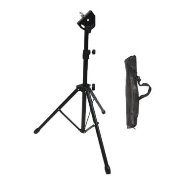 Imagem de menolana Suporte de bateria silencioso de 8 polegadas, tripé de metal para prática de bateria, acessórios para treinamento musical com bolsa de armazenamento.