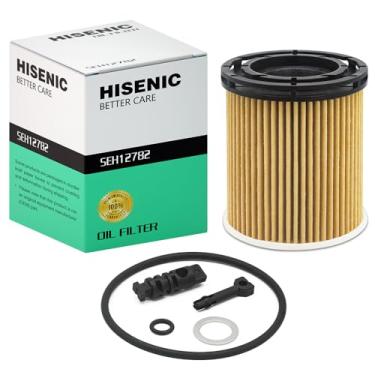 Imagem de Hisenic O filtro de óleo serve para Hyundai Accent Creta Elantra Kona Sonata Tucson Venue, serve para Select Kia Carnival K4 K5 Rio Seltos Seltos Sonet Sorento Sportage, substituição direta para OEM