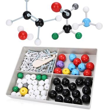Imagem de Acouto Conjunto de Kit de Modelo Molecular 54 Unidades XMM-067 - Construir Estruturas Com Modelos de Vara - Auxiliares de Ensino Educacionais Ecológicos Salas de Aula e Laboratórios de Química
