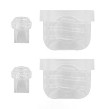 Imagem de SIWOTED 2 peças de bomba tira leite com válvula bico de pato, 2 peças de reposição de bomba tira leite de diafragma de silicone para bomba tira leite vestível S18 S21 S23