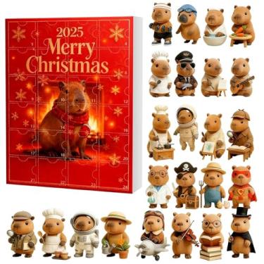 Imagem de Advento Natal 2025 | Decoração Em Acrílico 2D,Calendário Do Advento De 24 Dias Com Ornamentos De | Para Casa Sala De Estar Família Crianças