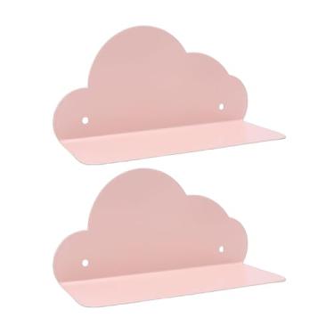 Imagem de TARSHYRY Prateleira de Parede, Prateleira Montada na Parede de Ferro de 2 Pacotes Com Design Frontal Aberto, para Decoração e Armazenamento de Quarto de Sala de Estar