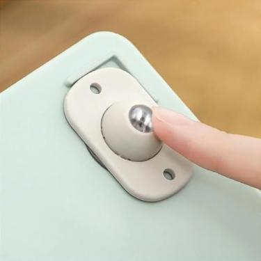 Imagem de Rodinhas Adesivas Inox 4 Unidades – Mobilidade Instantânea para Móveis Sem Esforço