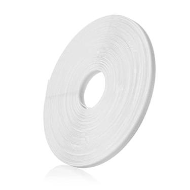 Imagem de Ech.Apr Barbatanas de plástico de 50 jardas de largura para costura costurada, vestido de casamento, chapéus de amamentação, decoração de festa flores (branco, 12 mm)