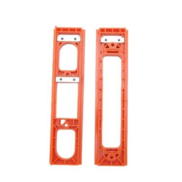 Imagem de AUNMAS Modelo de Roteador de Dobradiça de Porta Ferramenta de Entalhe de Dobradiça 3D ABS para de 2-1/2 a 6 Polegadas, Cortador de Encaixe Preciso Com Broca de Roteador para Molduras de Portas e Superfícies de Madeira