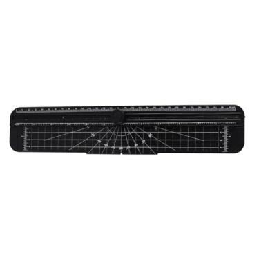 Imagem de AYNEFY Mini Cortador de Papel, Aparador de Papel Deslizante Portátil, Cortador de Scrapbooking, Aparadores de Fotos, Ferramenta de Corte de Papel Artesanal para Corte Preciso, Diários, (Preto)