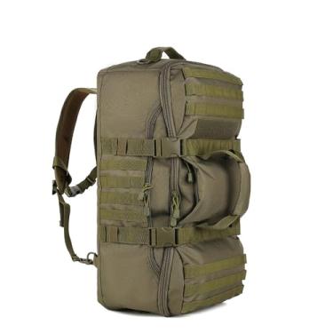 Imagem de Mochila de Camping Viagem Bolsa Duffel Grande Capacidade com Múltiplos Compartimentos Abrasion- Tecido Oxford Ventilado Cintos em Forma S Confortáveis Opções Versáteis Transporte Anexação Externo para