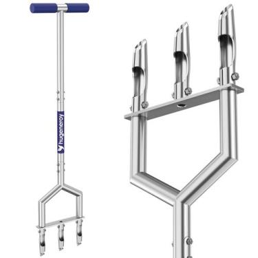 Imagem de Aerador de núcleo manual para gramado Hugeneroy 3-Tine Steel
