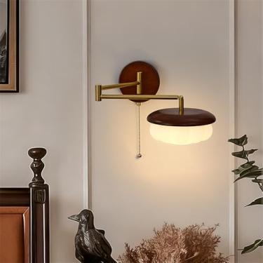 Imagem de Contemporânea Lâmpada de parede LED Americana Criativa Sala de Estar Quarto Estudo Villa Corredor Escadas Decoração Casa Luz (Estilo 17)