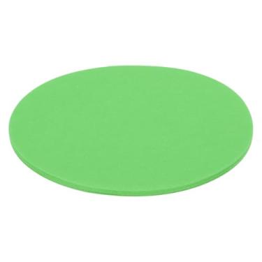 Imagem de Rebower 25 folhas de papel com recortes circulares, papel de construção de cartolina origami redondo de 10 cm, [para artes faça-você-mesmo, artesanato, arte, quadro de avisos] verde