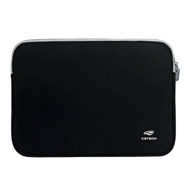 Imagem de Capa para Notebook C3Tech SL-15BK até 15.6", com Zíper, Preto