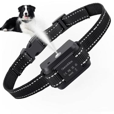 Imagem de Bubbacare Coleira para latidos de citronela, coleira de casca de citronela, coleira ajustável antilatido com 2 tiras, dispositivo recarregável para treinamento de latidos de cães, seguro para cães