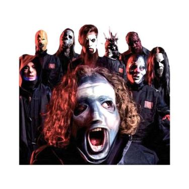 Imagem de Pôster De Capa De Álbum Slipknot Heavy Metal Rap-Metal Em Tela Para Fã