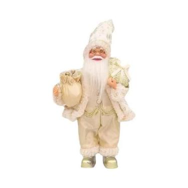 Imagem de Boneco De Pelúcia Papai Noel Esquiando Para Decoração De Árvore De Nat